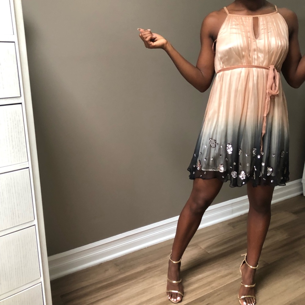 Ombré cocktail dress